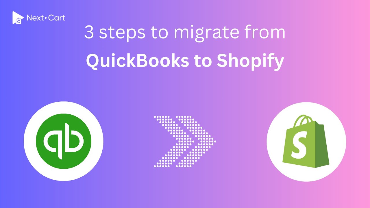 Migrate QuickBooks to Shopify in 3 simple steps