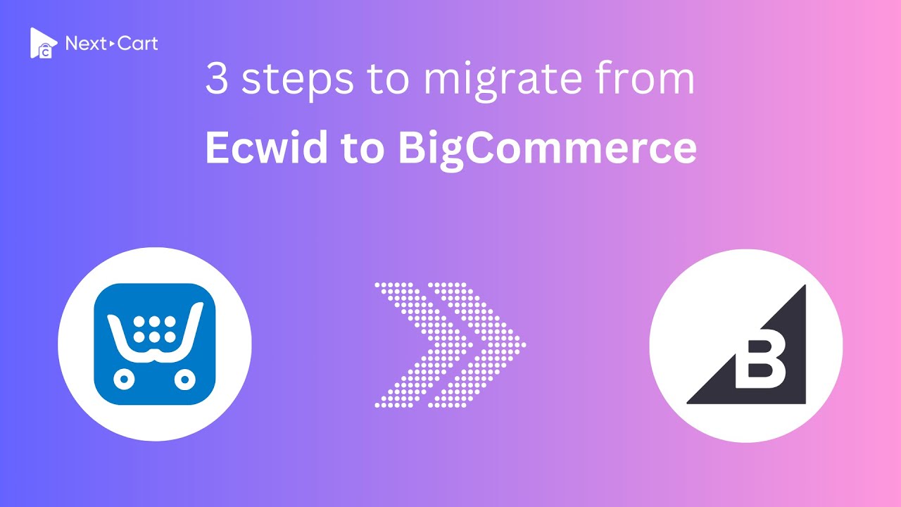 Migrate Ecwid to BigCommerce in 3 simple steps