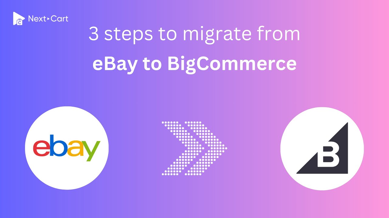Migrate eBay to BigCommerce in 3 simple steps