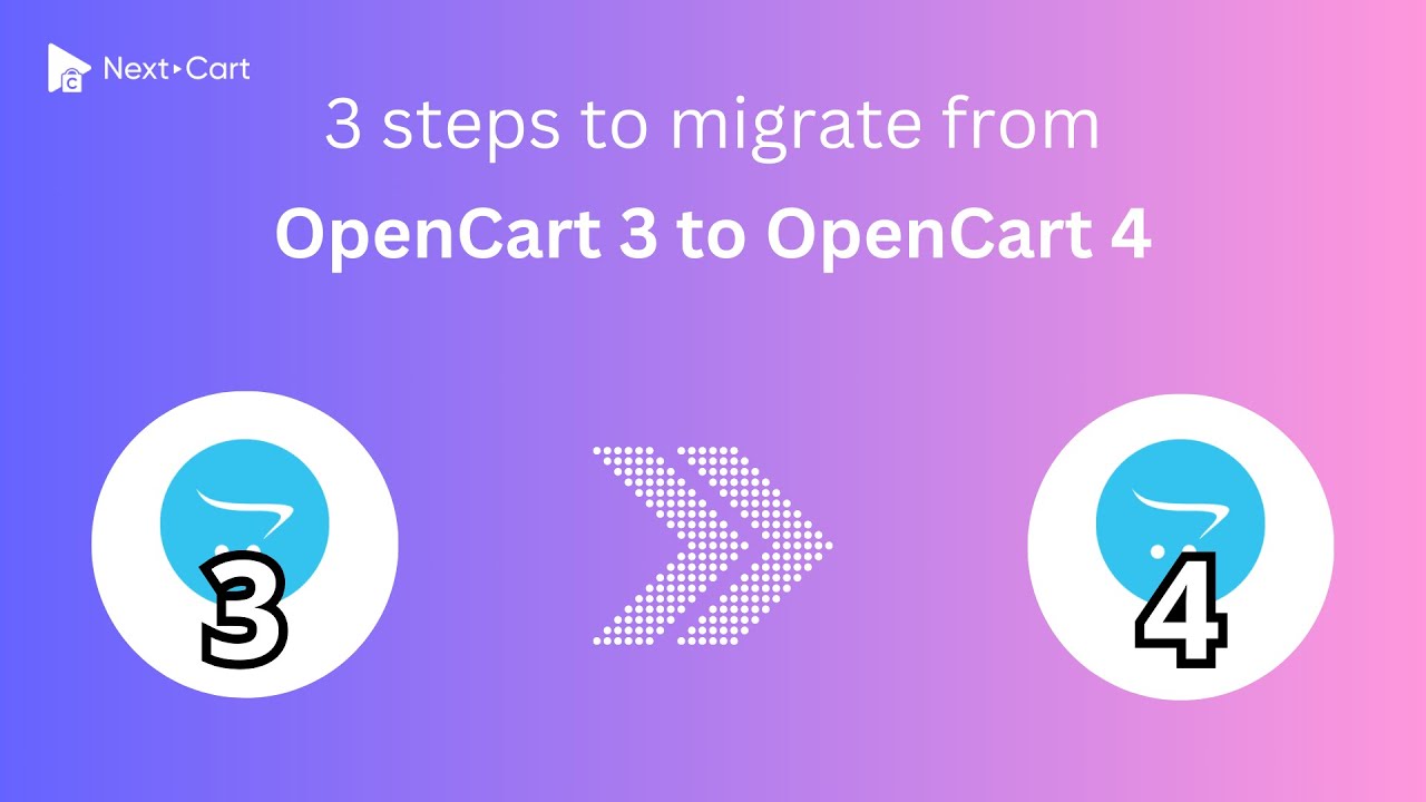 Migrate OpenCart 3 to OpenCart 4 in 3 simple steps