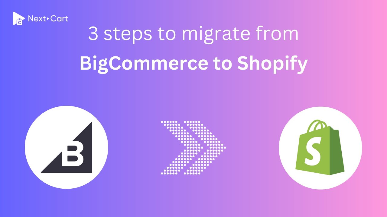 Migrate BigCommerce to Shopify in 3 simple steps