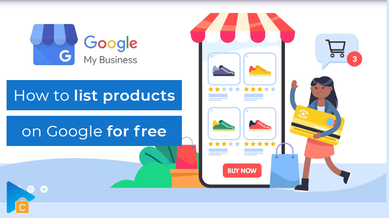 list products on Google for free