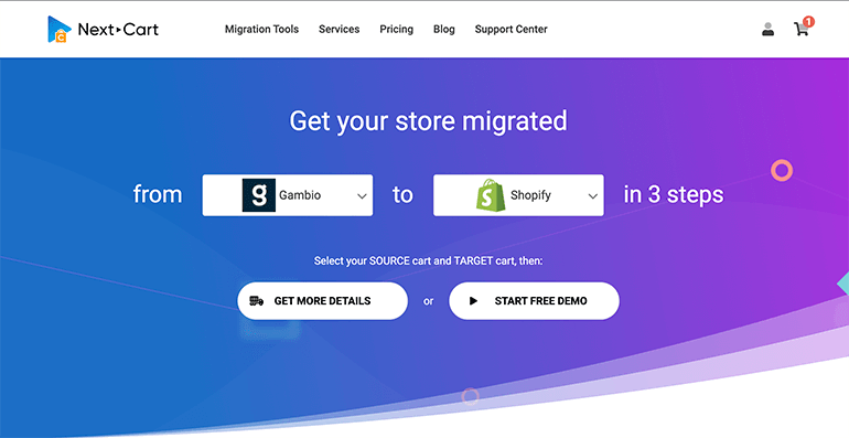 shopping cart migration tool