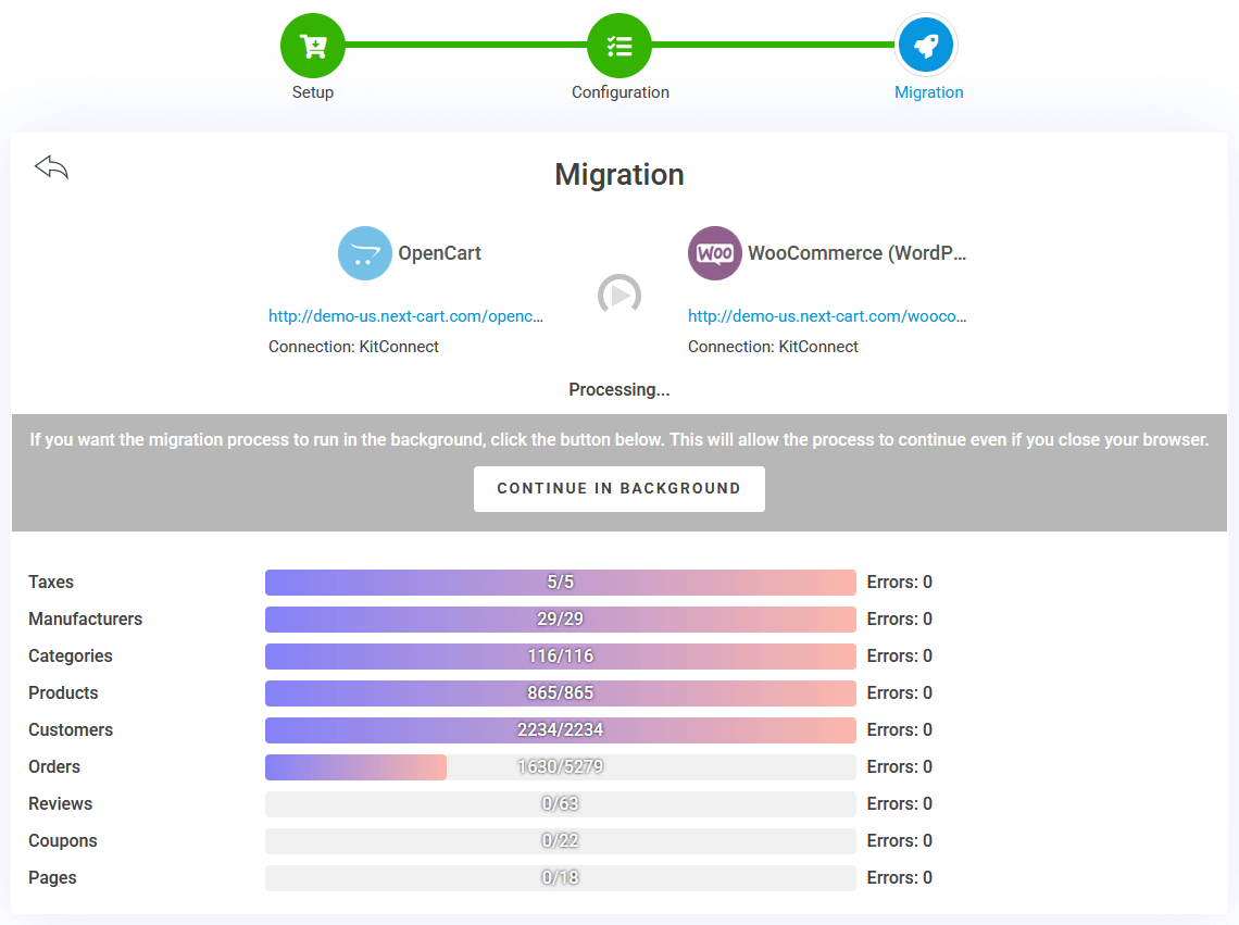 OpenCart to WooCommerce - Migration Process