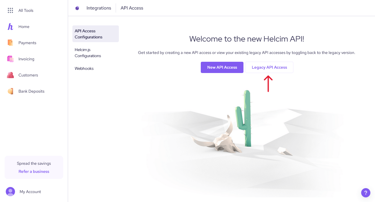 Helcim Legacy API