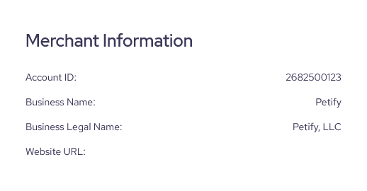Helcim - Merchant Information