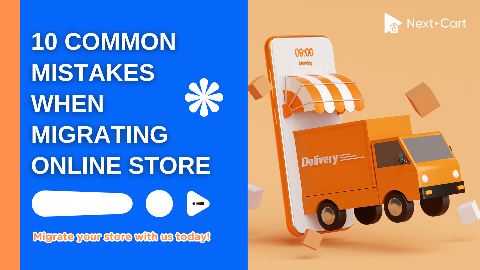 Common mistakes when migrating online store